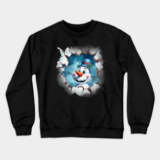 Funny snowman Crewneck Sweatshirt